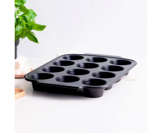 Форма для выпечки GreenPan для кексів 40х28х4,3 см на 12 шт (CC007766-001), изображение 3 Форма для выпечки GreenPan для кексів 40х28х4,3 см на 12 шт (CC007766-001), изображение 3