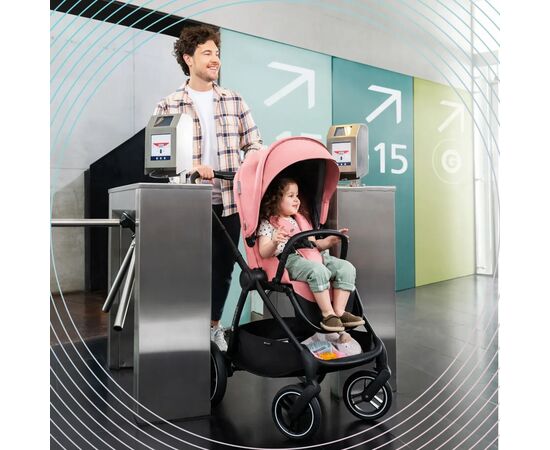 Коляска Kinderkraft 2 в 1 Nea Ash Pink (KSNEA000PNK2000) (5902533919840), изображение 9 Коляска Kinderkraft 2 в 1 Nea Ash Pink (KSNEA000PNK2000) (5902533919840), изображение 9