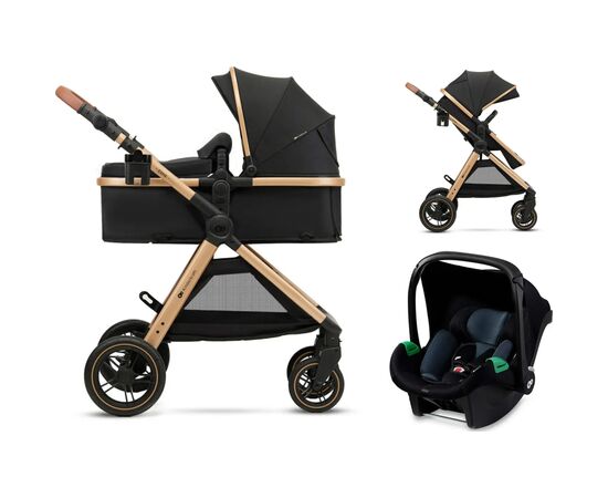 Коляска Kinderkraft 3 в 1 Esme Pure Black (KSESME00BLK3000) (5902533925698)