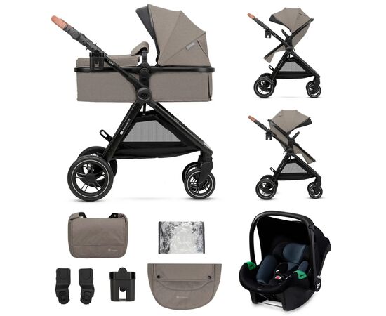 Коляска Kinderkraft 3 в 1 Esme Sand Beige (KSESME00BEG3000) (5902533925704), изображение 12 Коляска Kinderkraft 3 в 1 Esme Sand Beige (KSESME00BEG3000) (5902533925704), изображение 12