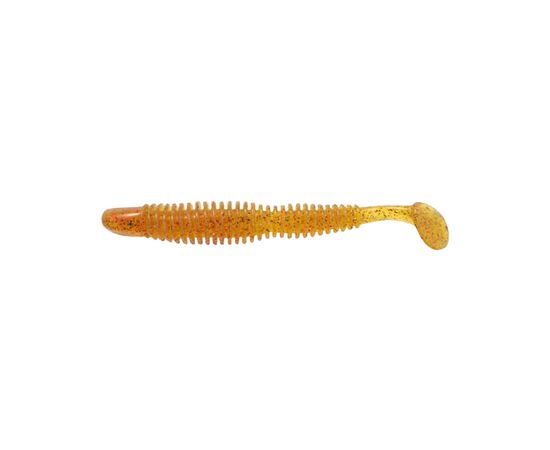 Силикон рыболовный Reins Bubbling Shad 4" 566 Motor Oil Red Flake (8 шт/уп.) (1552.04.04)