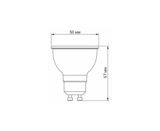 Лампочка Videx MR16e 8W GU10 4100K (VL-MR16e-08104), изображение 3 Лампочка Videx MR16e 8W GU10 4100K (VL-MR16e-08104), изображение 3
