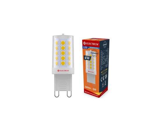 Лампочка Electrum 4W Cer LC-15 G9 4000K (A-LC-1896), изображение 2 Лампочка Electrum 4W Cer LC-15 G9 4000K (A-LC-1896), изображение 2