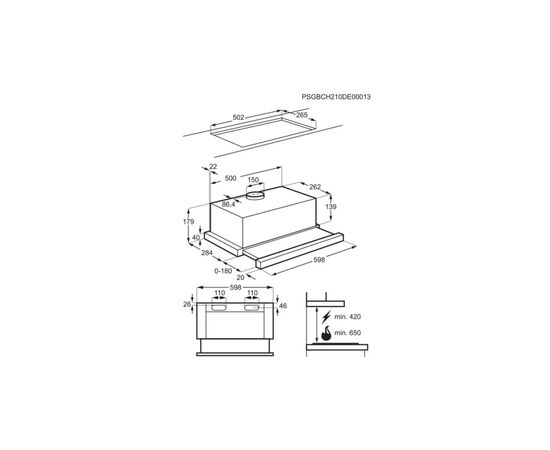 Вытяжка кухонная Electrolux LFP326FB, изображение 5 Вытяжка кухонная Electrolux LFP326FB, изображение 5