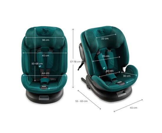Автокресло Kinderkraft Xpedition 3 i-Size 360 Green (KCXPED03GRE0000) (5902533926787), изображение 10 Автокресло Kinderkraft Xpedition 3 i-Size 360 Green (KCXPED03GRE0000) (5902533926787), изображение 10