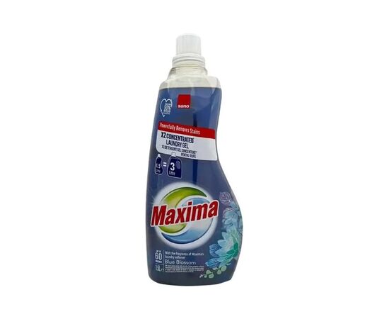 Гель для прання Sano Maxima Blue Blossom Концентрований 1.5 л (7290108356915)