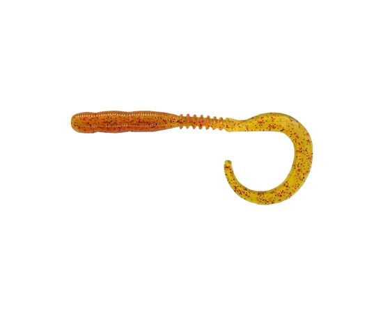 Силікон рибальський Reins Curly Curly 4" 566 Motor Oil Red Flake (15 шт/уп.) (1552.02.59)