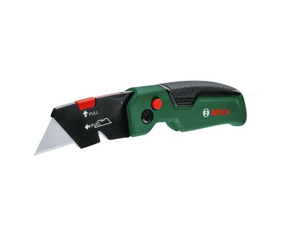 Нож монтажный Bosch трапециевидный складной, корпус пластик, 144мм (1.600.A02.75M)