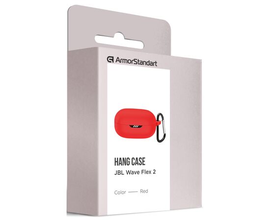 Чохол для навушників Armorstandart Hang Case JBL Wave Flex 2 Red (ARM83229), зображення 3 Чохол для навушників Armorstandart Hang Case JBL Wave Flex 2 Red (ARM83229), зображення 3
