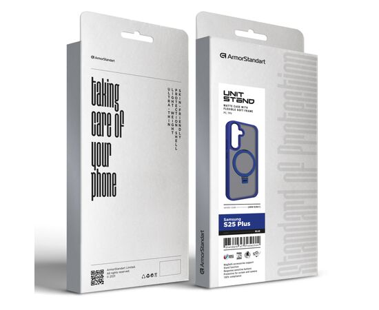 Чехол для мобильного телефона Armorstandart Unit Stand Samsung S25 Plus Blue (ARM82861), изображение 2