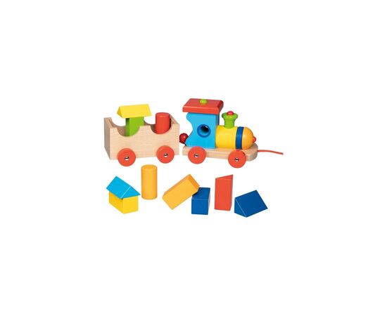 Каталка Goki деревянная Поезд Лондон (55959G), изображение 2 Каталка Goki деревянная Поезд Лондон (55959G), изображение 2