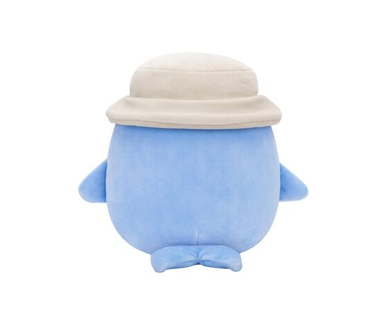 Мягкая игрушка Squishmallows Синий кит Самир в панаме 19 см (SQCR06593), изображение 4