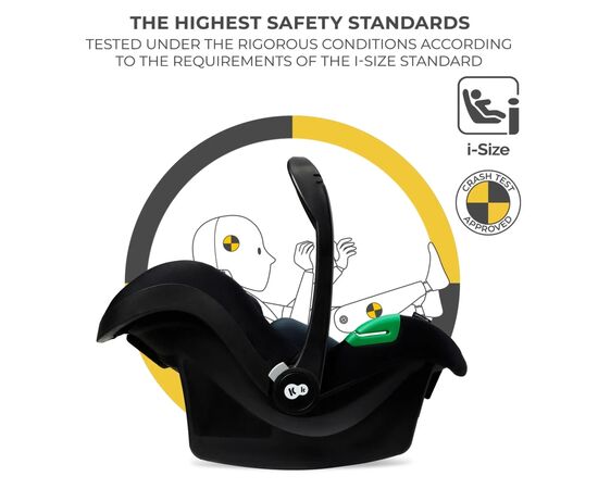 Автокресло Kinderkraft Mink Pro i-Size переноска Black (KCMINKPRBLK0000) (5902533923236), изображение 4