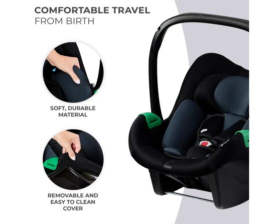 Автокресло Kinderkraft Mink Pro i-Size переноска Black (KCMINKPRBLK0000) (5902533923236), изображение 7