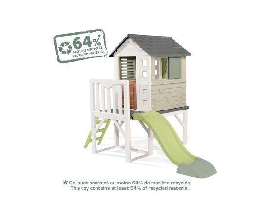 Ігровий будиночок Smoby Life Літній відпочинок на опорах, 243 х 160 х 197 см (7600810802), зображення 2 Ігровий будиночок Smoby Life Літній відпочинок на опорах, 243 х 160 х 197 см (7600810802), зображення 2