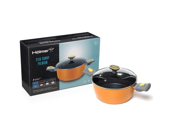 Кастрюля Hölmer Star Sunny Premium 4,2 л (CR-1342-SDMOL Star Sunny Premium), изображение 11 Кастрюля Hölmer Star Sunny Premium 4,2 л (CR-1342-SDMOL Star Sunny Premium), изображение 11