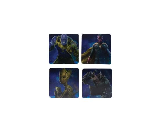 Подставка под горячее Paladone Marvel Avengers Infinity War Lenticular Coasters Набір підсклянників (PP4406MVIW), изображение 3 Подставка под горячее Paladone Marvel Avengers Infinity War Lenticular Coasters Набір підсклянників (PP4406MVIW), изображение 3