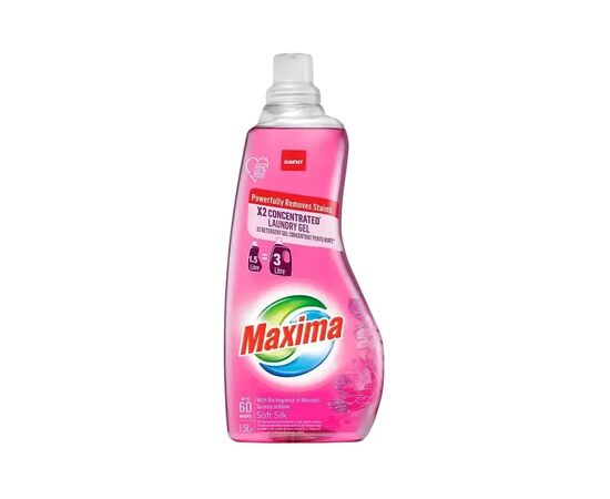 Гель для прання Sano Maxima Soft Silk Концентрований 1.5 л (7290102992928)
