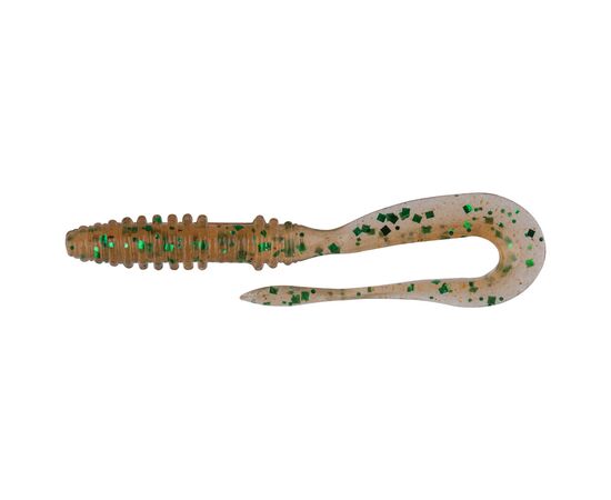 Силикон рыболовный Keitech Mad Wag Mini 2.5" (12 шт/уп) кea02 peach green flk. (1551.07.44)