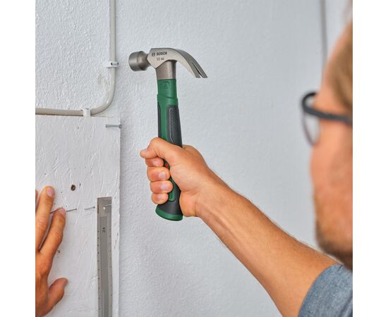 Молоток Bosch слесарный 340г 24.2см рукоятка стекловолокно (1.600.A02.W7X), изображение 2 Молоток Bosch слесарный 340г 24.2см рукоятка стекловолокно (1.600.A02.W7X), изображение 2