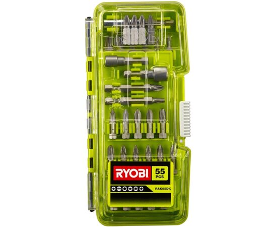 Набор бит Ryobi RAK55DK 55шт, кейс (5132004357)