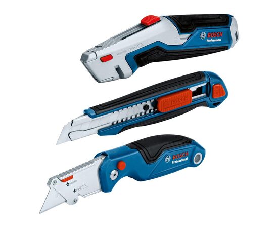 Нож монтажный Bosch набор 3шт. (1.600.A02.7M4)