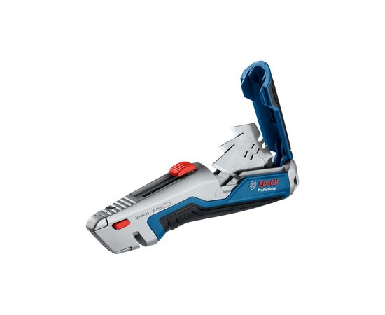 Нож монтажный Bosch строительный трапециевидный складной, корпус пластик, 253мм (1.600.A01.V3H), изображение 7 Нож монтажный Bosch строительный трапециевидный складной, корпус пластик, 253мм (1.600.A01.V3H), изображение 7