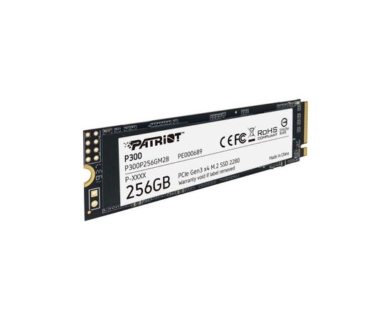 Накопитель SSD M.2 2280 256GB Patriot (P300P256GM28), изображение 2 Накопитель SSD M.2 2280 256GB Patriot (P300P256GM28), изображение 2