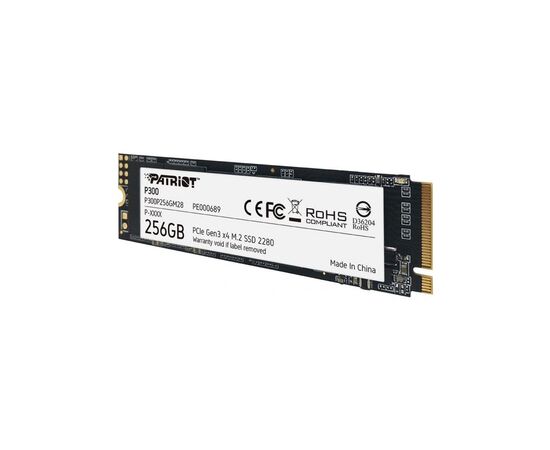 Накопитель SSD M.2 2280 256GB Patriot (P300P256GM28), изображение 3 Накопитель SSD M.2 2280 256GB Patriot (P300P256GM28), изображение 3