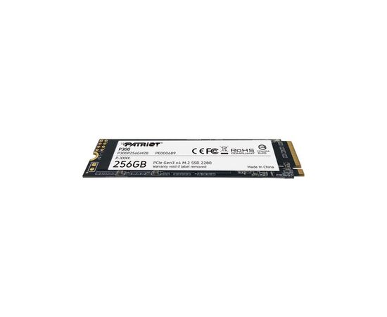 Накопитель SSD M.2 2280 256GB Patriot (P300P256GM28), изображение 4 Накопитель SSD M.2 2280 256GB Patriot (P300P256GM28), изображение 4