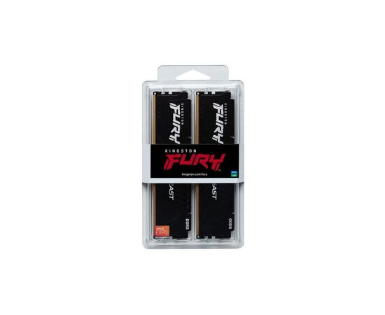Модуль памяти для компьютера DDR5 32GB (2x16GB) 5600 MHz Beast AM5 Black Kingston Fury (ex.HyperX) (KF556C36BBEK2-32), изображение 4 Модуль памяти для компьютера DDR5 32GB (2x16GB) 5600 MHz Beast AM5 Black Kingston Fury (ex.HyperX) (KF556C36BBEK2-32), изображение 4