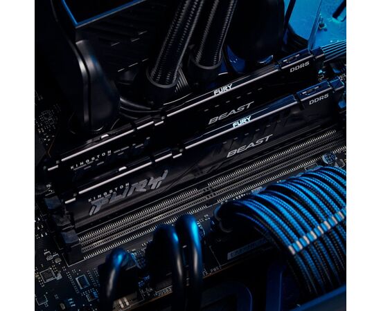 Модуль памяти для компьютера DDR5 32GB (2x16GB) 5600 MHz Beast AM5 Black Kingston Fury (ex.HyperX) (KF556C36BBEK2-32), изображение 5 Модуль памяти для компьютера DDR5 32GB (2x16GB) 5600 MHz Beast AM5 Black Kingston Fury (ex.HyperX) (KF556C36BBEK2-32), изображение 5