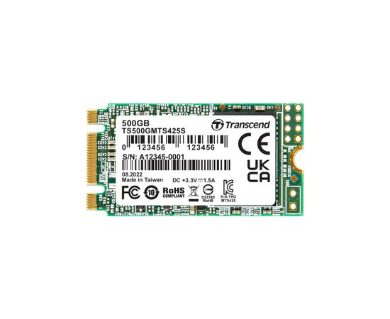 Накопитель SSD M.2 2242 500GB Transcend (TS500GMTS425S)