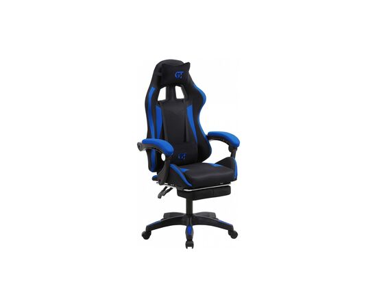Кресло игровое GT Racer X-2324 Black/Blue (X-2324 Fabric Black/Blue), изображение 2 Кресло игровое GT Racer X-2324 Black/Blue (X-2324 Fabric Black/Blue), изображение 2