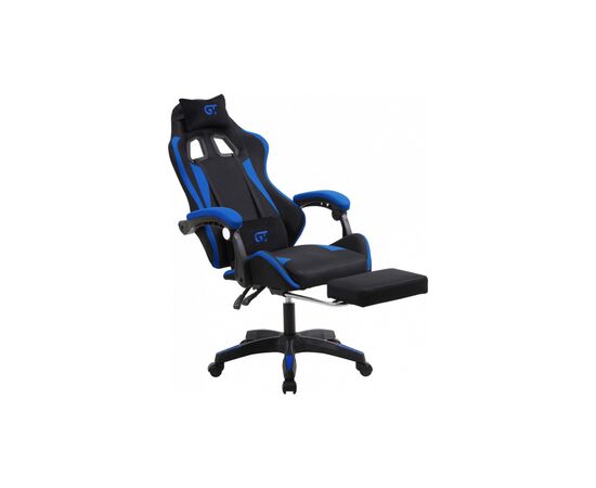 Кресло игровое GT Racer X-2324 Black/Blue (X-2324 Fabric Black/Blue), изображение 4 Кресло игровое GT Racer X-2324 Black/Blue (X-2324 Fabric Black/Blue), изображение 4