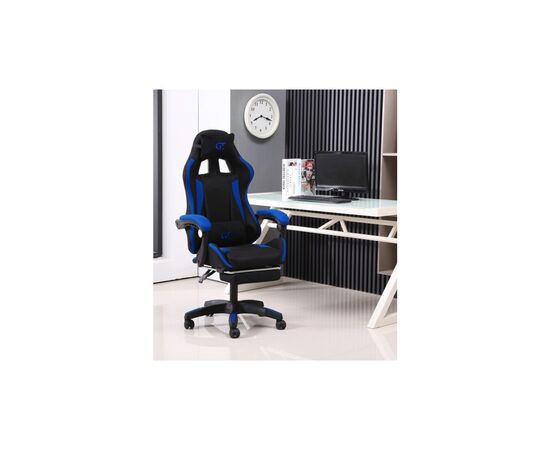 Кресло игровое GT Racer X-2324 Black/Blue (X-2324 Fabric Black/Blue), изображение 5 Кресло игровое GT Racer X-2324 Black/Blue (X-2324 Fabric Black/Blue), изображение 5