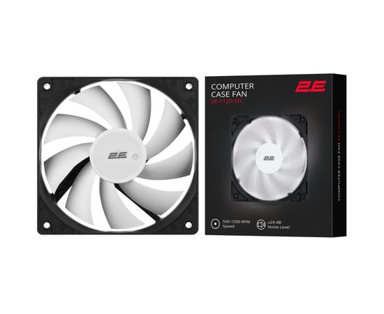 Кулер для корпуса 2E 2E-F120-SN, изображение 4 Кулер для корпуса 2E 2E-F120-SN, изображение 4