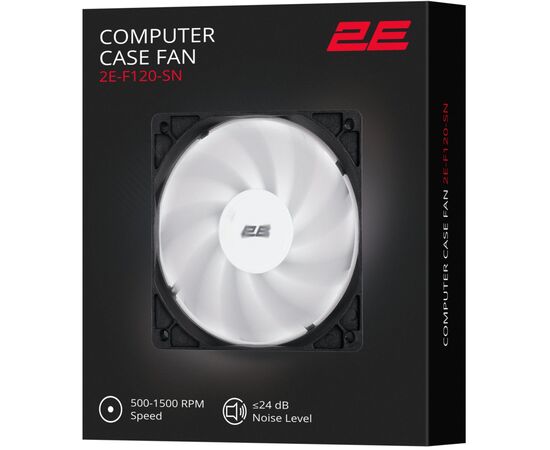 Кулер для корпуса 2E 2E-F120-SN, изображение 5 Кулер для корпуса 2E 2E-F120-SN, изображение 5