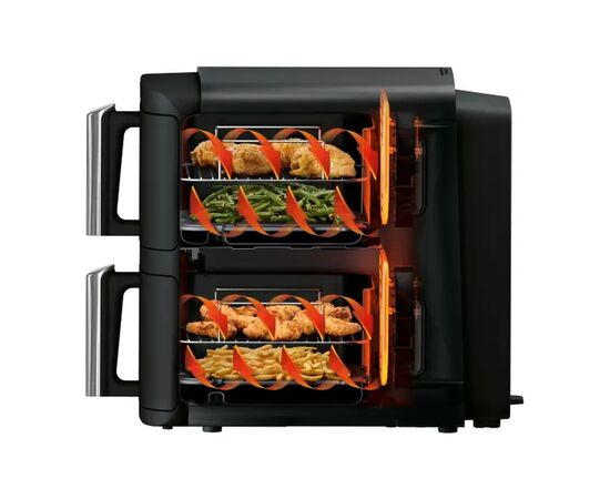 Мультипечь Ninja Double Stack 2-Level Air Fryer 7,6 л (SL300EU), изображение 8 Мультипечь Ninja Double Stack 2-Level Air Fryer 7,6 л (SL300EU), изображение 8