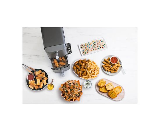Мультипечь Ninja Double Stack XL 2-Level Hot Air Fryer 9,5 л with Smart Cook System (SL451EU), изображение 10 Мультипечь Ninja Double Stack XL 2-Level Hot Air Fryer 9,5 л with Smart Cook System (SL451EU), изображение 10
