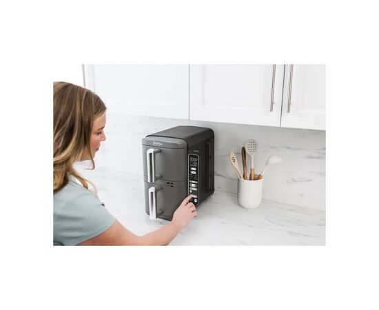 Мультипечь Ninja Double Stack XL 2-Level Hot Air Fryer 9,5 л with Smart Cook System (SL451EU), изображение 12 Мультипечь Ninja Double Stack XL 2-Level Hot Air Fryer 9,5 л with Smart Cook System (SL451EU), изображение 12