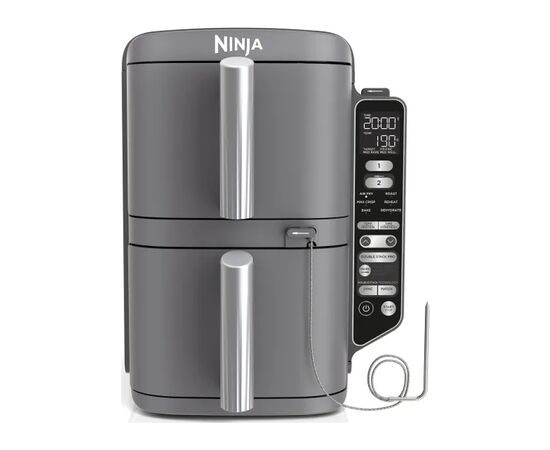 Мультипечь Ninja Double Stack XL 2-Level Hot Air Fryer 9,5 л with Smart Cook System (SL451EU), изображение 6 Мультипечь Ninja Double Stack XL 2-Level Hot Air Fryer 9,5 л with Smart Cook System (SL451EU), изображение 6