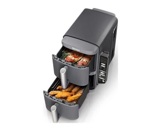 Мультипечь Ninja Double Stack XL 2-Level Hot Air Fryer 9,5 л with Smart Cook System (SL451EU), изображение 7 Мультипечь Ninja Double Stack XL 2-Level Hot Air Fryer 9,5 л with Smart Cook System (SL451EU), изображение 7