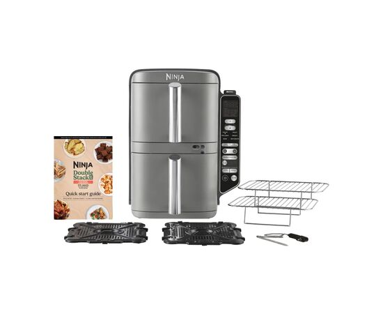 Мультипечь Ninja Double Stack XL 2-Level Hot Air Fryer 9,5 л with Smart Cook System (SL451EU), изображение 9 Мультипечь Ninja Double Stack XL 2-Level Hot Air Fryer 9,5 л with Smart Cook System (SL451EU), изображение 9