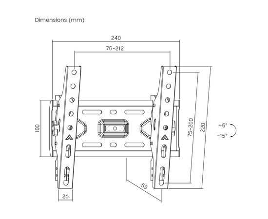 Кронштейн UniBracket BZ02-23, зображення 5 Кронштейн UniBracket BZ02-23, зображення 5