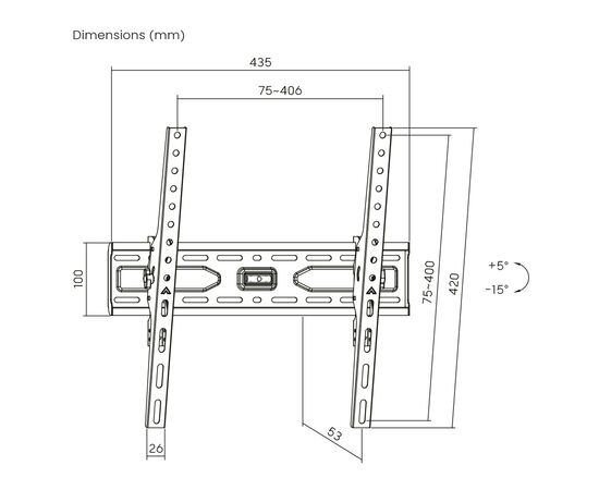 Кронштейн UniBracket BZ02-43, зображення 5 Кронштейн UniBracket BZ02-43, зображення 5