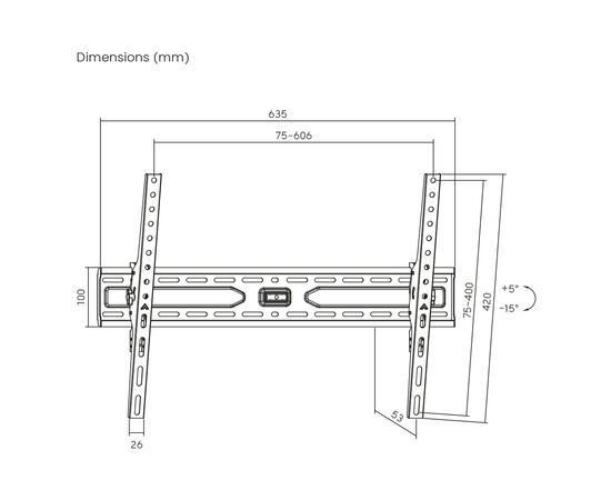 Кронштейн UniBracket BZ02-63, зображення 5 Кронштейн UniBracket BZ02-63, зображення 5