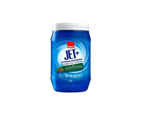 Жидкость для чистки ванн Sano Jet+ Универсальный гель для уборки С сосновым маслом 1 л (7290102993277)