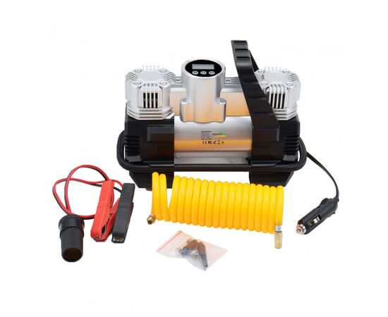 Автомобильный компрессор Aspiring Airflow 3 metal 85L 180W, изображение 6 Автомобильный компрессор Aspiring Airflow 3 metal 85L 180W, изображение 6
