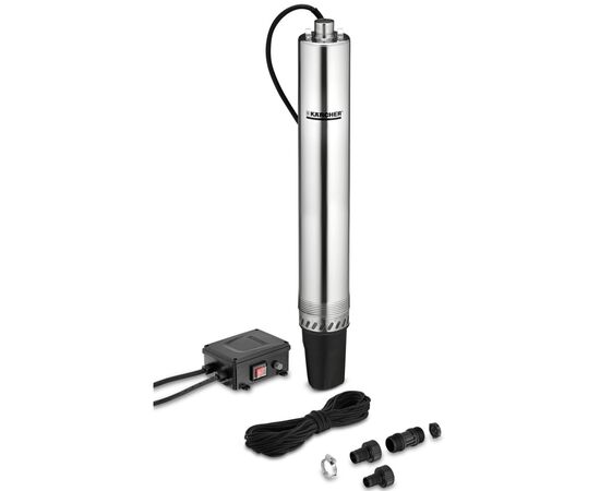 Заглибний насос Karcher ВР 6 Deep Well, 1000 Вт, 5000 л/г, 55 м, 5.5 бар, 27 м, 150 мм, 35 °C, G1 (1.645-422.0)